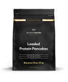 Protein Works Loaded Protein Pancake Mix - High Protein Breakfast & Low Sugar Snack - Banana Choc Chip Flavor - 1kg (16 Servings) - Buy Online on GoSupps.com