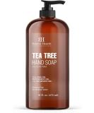 Botanic Hearth Tea Tree Hand Soap - Sulfate Free Formula with Aloe Vera & Tea Tree Oil - 16 fl oz - Buy Online on GoSupps.com