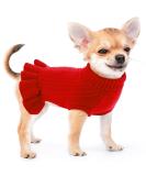 Cozy Cat & Dog Sweater Dresses | Warm Fleece Knit for French Bulldogs Pomeranians Chihuahuas & Pugs Perfect Christmas Gift! - Buy Online on GoSupps.com