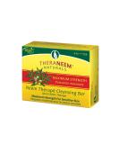 TheraNeem Neem Therapeutic Cleansing Bar - Maximum Strength Neem Oil Soap for Sensitive Skin Soothes & Hydrates | Pack of 2 4 Oz Each - Buy Internationally - Buy Online on GoSupps.com