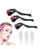 Buy Xyemao 540 Titan Derma Roller Set - 3 Pack (0.5mm 1.0mm 1.5mm) for Home Skin Care Facial Treatment & Beauty Massage Tools - Buy Online on GoSupps.com