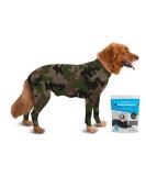 Shed Defender Body Suit for Dogs - Anti-Shedding Camouflage Jumpsuit Perfect for Anxiety Relief Surgery Recovery and Car Seat Cover | XXS (4-5 kg) - Buy Online on GoSupps.com