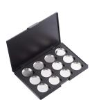 Buy Allwon Empty Magnetic Eyeshadow Palette - 12pcs 26mm Round Metal Pans for Professional Makeup | International Shipping Available - Buy Online on GoSupps.com