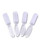 Yebeauty Nail Brush Fingernail Cleaner 4 Pack - Hand and Toe Scrubbing Pedicure Brush Set - Plastic Nail Scrubber for Hand and Foot Care - Buy Online on GoSupps.com