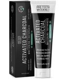 Toothpaste with activated carbon - mint taste - fluoride -free - for white teeth - natural tooth whitening - bleaching - activated carbon for white teeth - Made by Pro Teeth Whitening Co. - Buy Online on GoSupps.com