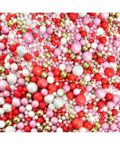 Valentines chocolate ball sprinkles luxury edible Pink White Gold Red cupcake cake toppers pearls balls 100s and 1000s Anniversary love wedding decoration cake cupcake topper Hearts CUPIDS ARROW - Buy Online on GoSupps.com