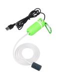 Quiet USB Air Pump for Aquariums - Mini Portable Oxygen Pump with 1.5m Cable & Accessories - Grass Green - Buy Online on GoSupps.com