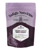 Indigo Herbs Organic Alfalfa Leaf Powder 250g - Premium Quality Superfood Supplement - Buy Online on GoSupps.com
