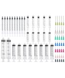 Large Syringes with Blunt Tip Needles and Caps - Ideal for Lip Gloss, Epoxy Resin, and More - 30ml, 60ml, 100ml Sizes Available - Buy Online on GoSupps.com