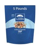 Thousand Lakes 32 Bean & 8 Veg Soup Mix - 5lbs Bulk | Low Sodium, No Fat, High Fiber | 100 Servings | Vegan - Buy Online on GoSupps.com
