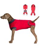 Dog Recovery Suit - Spay/Neuter Surgical Body Suit for Female/Male Dogs - Red XL - Buy Online on GoSupps.com