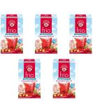Teekanne Frio Rhubarb-Cherry Tea - Pack of 5 | 5 x 18 Tea Bags | International Shipping Available - Buy Online on GoSupps.com