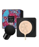 GL-Turelifes Mushroom Head CC Cream Air Cushion Foundation Water Feeling Flawless BB Cream Moisturizing Oil Control Long Lasting Lightweight & Smoothing Natural Concealer (F-02 Natural 0.53 Oz) 15 g (Pack of 1) F-02 Natural - Buy Online on GoSupps.com