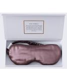 Zimasilk 100% Pure Mulberry Silk Sleeping Mask | 22 Momme Ultra-Soft & Comfortable | Gray-Purple | International Shipping - Buy Online on GoSupps.com