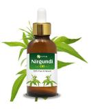 Nirgundi Oil with Dropper 100% Natural Pure Undiluted Uncut Essential Oil (30 ML) Nirgundi 30 ML - Buy Online on GoSupps.com