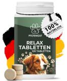 Pfotengut Relax Tablets - Natural Dog Sedative with Taigawurzel Valerian & Hemp | 120 Made in Germany | 2023 Improved Formula - Buy Online on GoSupps.com