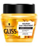 Schwarzkopf Gliss Kur Oil Nutritive Keratin Serum & Beauty Oils Hair Repair Mask for Anti-Split Ends - 300ml | International Shipping Available - Buy Online on GoSupps.com
