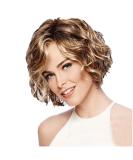 Yoyyg Natural Loose Dark Blonde Wigs for Women | Short Curly Brunette Cosplay Hair Replacement - Buy Online on GoSupps.com