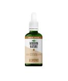 Modern Nature Almond Flavour Drops - Liquid Stevia Sweetener - Zero Calorie Sugar Free Coffee Syrup 50ml - Buy Online on GoSupps.com