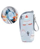 LaMure Cartoon Milk Bottle Insulation Bag - Portable Travel Warmer for Baby Feeding Bottles - Blue 22x8 cm - Pack of 1 - Buy Online on GoSupps.com