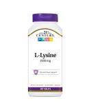 Buy 21st Century Healthcare L-Lysine 1000 mg - 90 Count Tablets | International Shipping Available - Buy Online on GoSupps.com