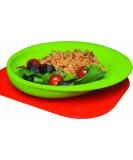 Wade Dignity Sloped Ceramic Plate - Green | Assistive Dining Aid - Buy Online on GoSupps.com
