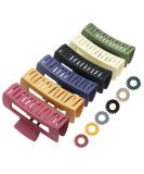 Matte Rectangle Hair Claw Clips - Strong Hold Jumbo Hair Styling Accessories for Women - Non-Slip Catch - 6 Colors (C Set-3) - Buy Online on GoSupps.com
