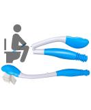 Toilet Aid for Easy Wiping - Foldable Long Comfort Cloth & Handle | Perfect for Older Adults Pregnant Women & Limited Mobility - Buy Online on GoSupps.com