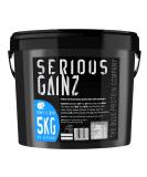Serious Gainz Whey Protein Powder 5kg - Weight Gain Mass Gainer - 30g Protein - Cookie & Cream Flavor | The Bulk Protein Company - Buy Online on GoSupps.com