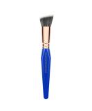 Bdellium Tools Golden Triangle 956 Slanted Precision Kabuki Makeup Brush - Vegan Soft Synthetic Fibers for Perfect Complexion (Blue 1pc) - International Shipping Available - Buy Online on GoSupps.com