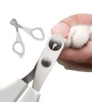 Trumoon Circular Cut Hole Cat Nail Clippers and Trimmers - Professional Grooming Tool for Hyperactive Cats - White-Grey - Buy Online on GoSupps.com