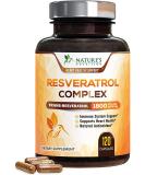 Resveratrol 1800mg - Immune & Heart Health - Trans-Resveratrol Supplement - Natural Polygonum Root - 120 Capsules - Buy Online on GoSupps.com