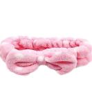 Buy Cutefly Polka Dot Bow Knot Wash Face Headband | Soft Makeup Hairband for Makeup & Skincare | International Shipping Available - Buy Online on GoSupps.com