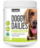 Doggy Dailies Probiotics for Dogs - Canine Supplements for Digestive and Immunity Support - Skin Health and Itch Support - Vitamin Treats - Veterinarian Formulated Probiotic 180 Count (Pack of 1) - Buy Online on GoSupps.com