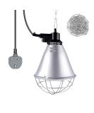 BrightArk 250W Poultry Heat Lamp with 2.5M Wire and 2M Hanging Chain - Energy Saving Switch, Livestock Breeding Brooder Lamp for Puppies, Chicks, Piglets, Reptiles (No Bulb) - Buy Online on GoSupps.com