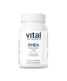 Vital Nutrients DHEA 25mg | Vegan Micronized Supplement for Hormone Balance & Healthy Metabolism | Gluten Dairy Soy Free | 60 Capsules - Buy Online on GoSupps.com