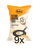 Buy 9-Pack Rubio Chips - Vegan & Gluten-Free Fried Egg Flavor - Large Spanish Potato Chips - 115g Snack Bags for International Shipping - Buy Online on GoSupps.com