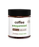 All Natural Coffee Peppermint Body Scrub with Dead Sea Salt - Paraben Free Vegan Cellulite & Stretch Marks Treatment - Infused with Argan & Vitamin E (10.58 oz - Buy Online on GoSupps.com