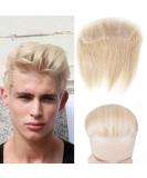 Lordhair 100% European Real Hair Toupet for Men - V-Loop Skin Light Blond 22# - 15.2x5.1cm International Shipping - Buy Online on GoSupps.com