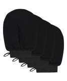 4 Pieces Black Deep Body Peeling Gloves - Dead Skin Remover for Men & Women | Exfoliating Shower Gloves - Buy Online on GoSupps.com
