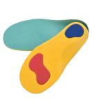 Orthotic Insoles for Kids | Prevent Flatfoot, Foot Valgus, Foot Pronation | Breathable Shockproof 3D Shoe Pads Inserts for Boys and Girls (Size M) - Buy Online on GoSupps.com