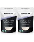 Terrasoul Superfoods Organic Coconut Milk Powder 2 Lbs (2 Pack) - Plant-Based Creamer, Keto Friendly - Buy Online on GoSupps.com
