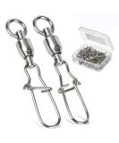 9tong ball bearing vertebrae fishing snap rolling vertebrae salt water stainless steel fishing vertebra barrel ball bearing snap fishing spin fishing accessories size 6+6 (110lb) 25 PCs - Buy Online on GoSupps.com