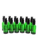 Yizhao Green Spray Bottle - 30ml Glass Atomizer for Essential Oils Cosmetics Cleaning Aromatherapy | 18pcs Set - Buy Online on GoSupps.com
