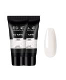 Rosalind Poly Nail Gel Set - 2PCs White 60ml | Quick Extension Builder for Beginners & Professionals | Acrylic Nail Gel for Salon & DIY - Buy Online on GoSupps.com