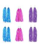 Laseners 6 Pairs Bike Handlebar Streamers - Sparkle Tassel Ribbon Accessories for Girls Boys | Blue Pink Purple - Buy Online on GoSupps.com