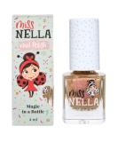 Miss Nella Cosmic Cutie Gold Glitter Nail Polish for Kids - Non-Toxic Peel-Off Formula Water-Based & Odorless - Buy Online on GoSupps.com