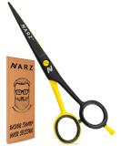 NARZ Professional Hairdressing Scissors for Barbers & Hairdressers - 6 Stainless Steel Hair Cutting Scissors for Men & Women (Red Yellow) - Buy Online on GoSupps.com