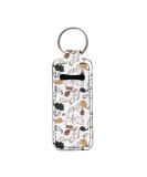 Cartoon Cats Keychain Chapstick Holder Pouch for Women and Girls - Lipstick Chapstick Balm Gloss Storage - Buy Online on GoSupps.com