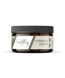 Earthley Vitamin D Cream with Cod Liver Oil, Emu Oil, Organic Mango Butter & Avocado Oil Blend - 4 oz | Paraben, Sulphate & Fragrance-Free - Buy Online on GoSupps.com